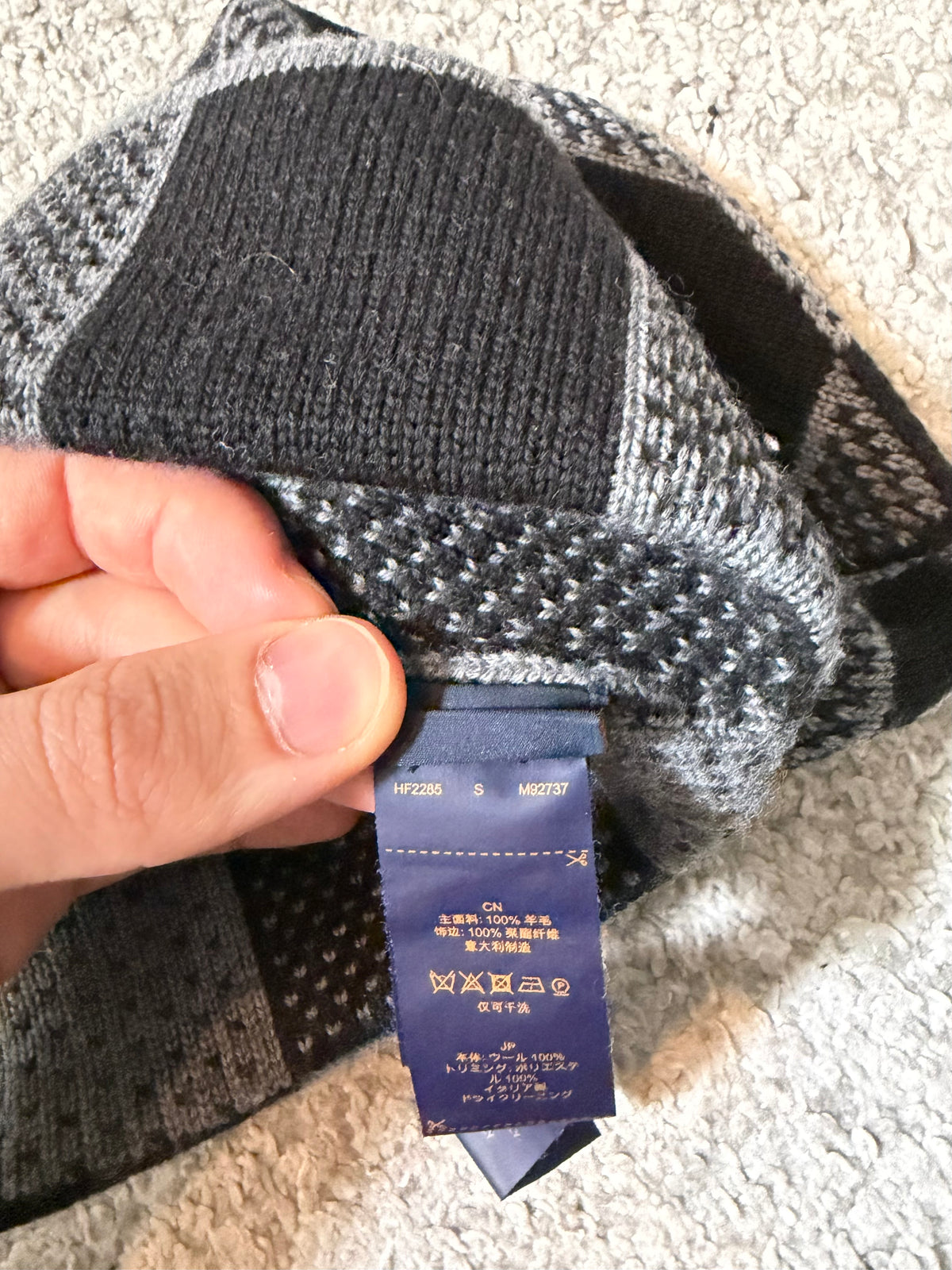 LOUIS VUITTON DAMIER BEANIE