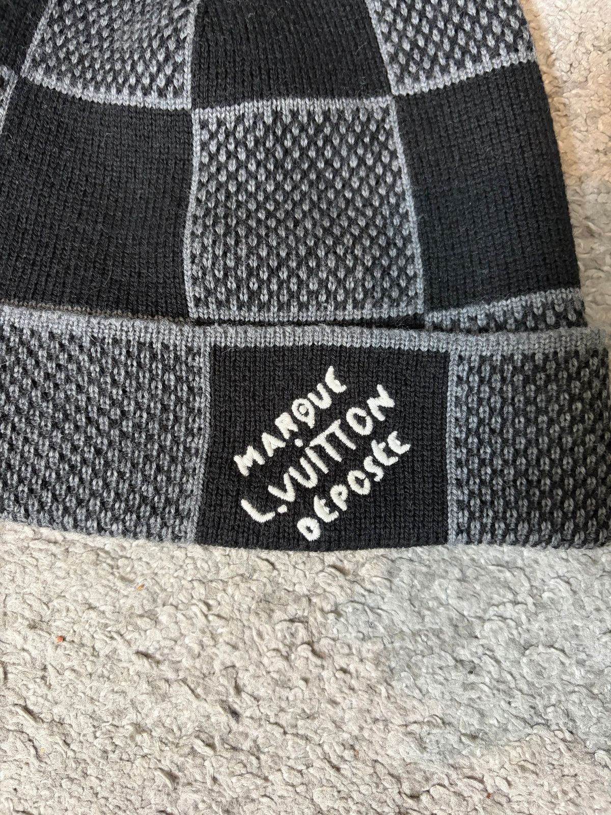 LOUIS VUITTON DAMIER BEANIE