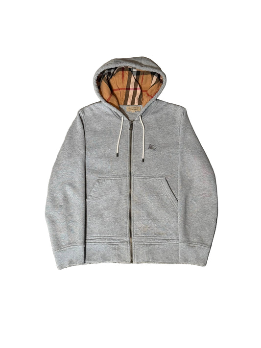 BURBERRY CHECK HOODIE M