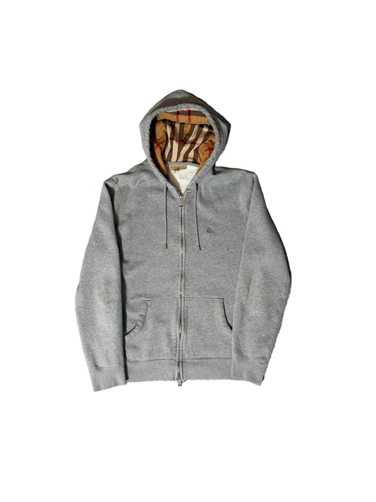 BURBERRY CHECK HOODIE M