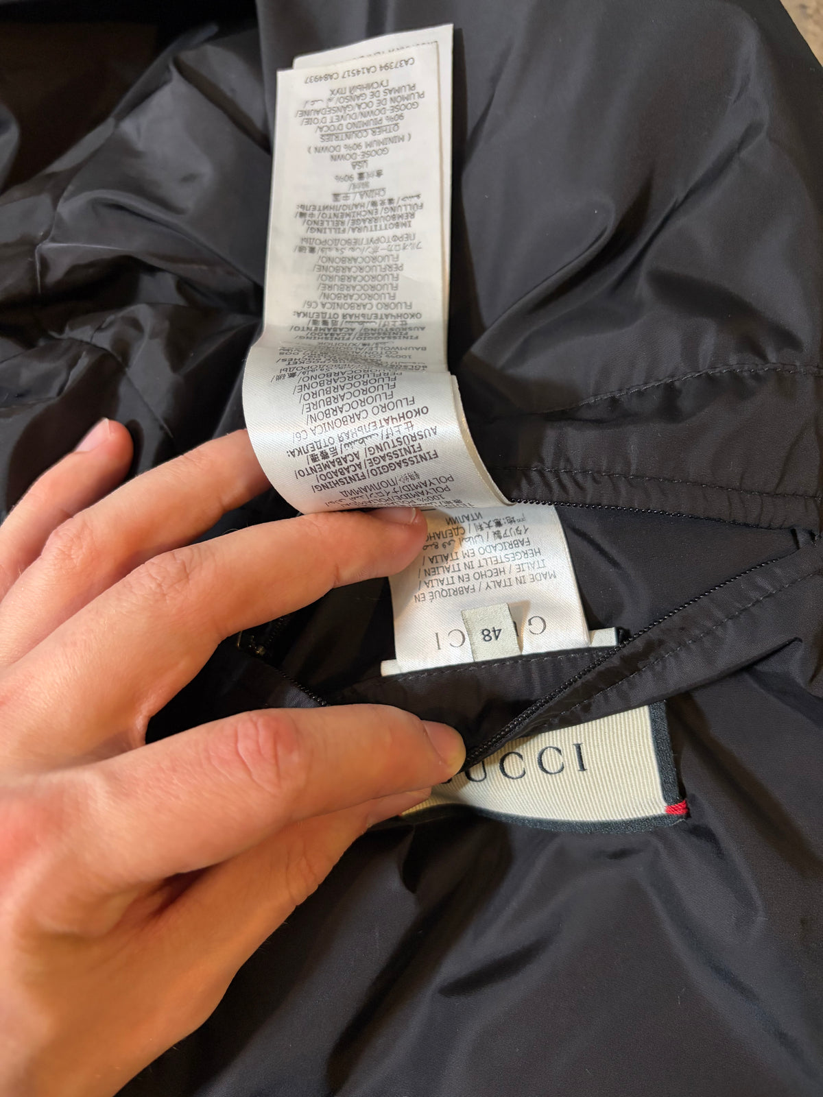 GUCCI GG JAQUARD PUFFER M-L (48)