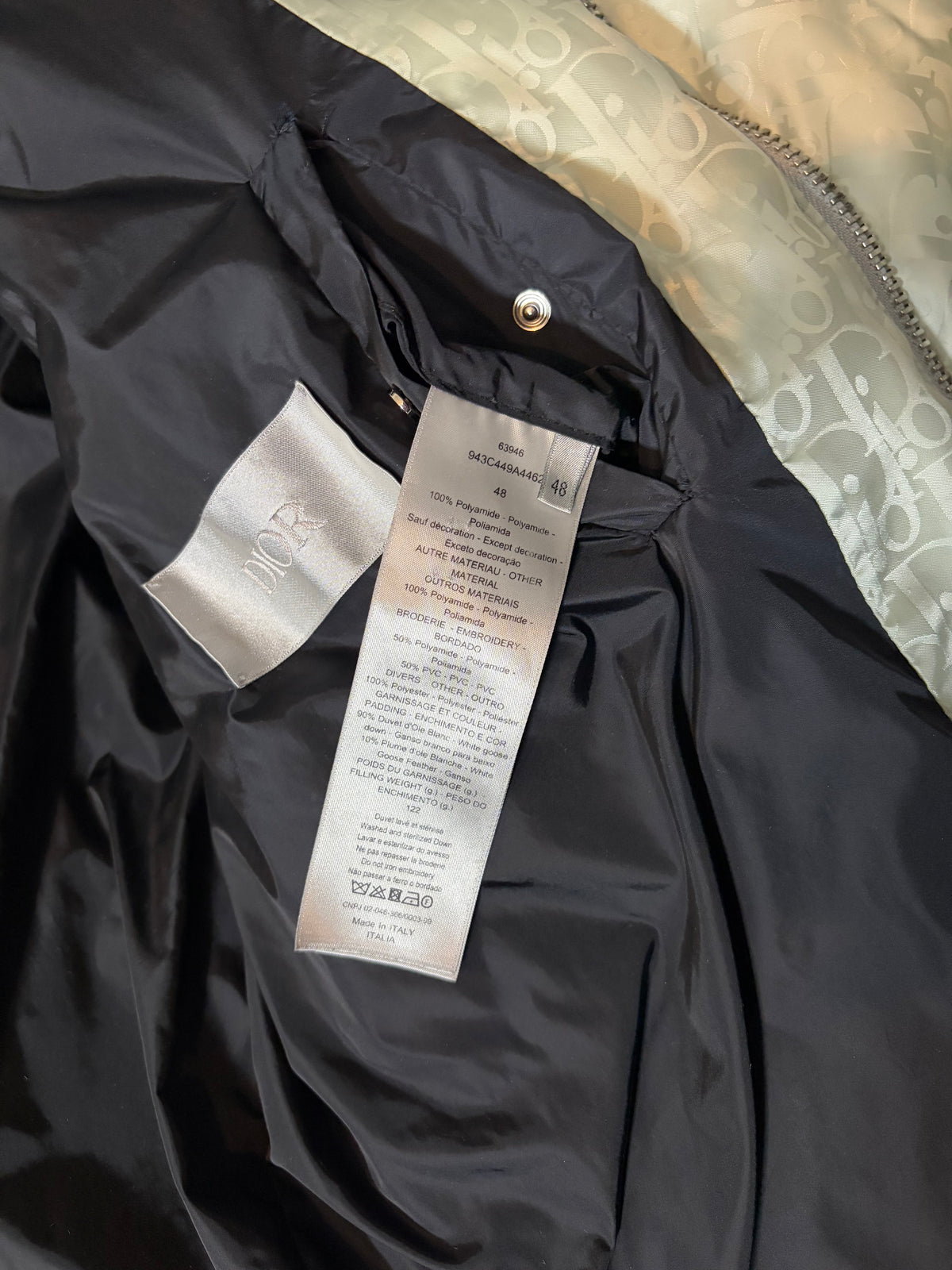DIOR OBLIQUE PUFFER