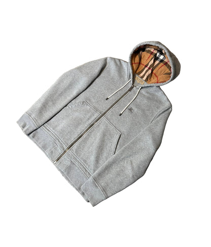 BURBERRY CHECK HOODIE M