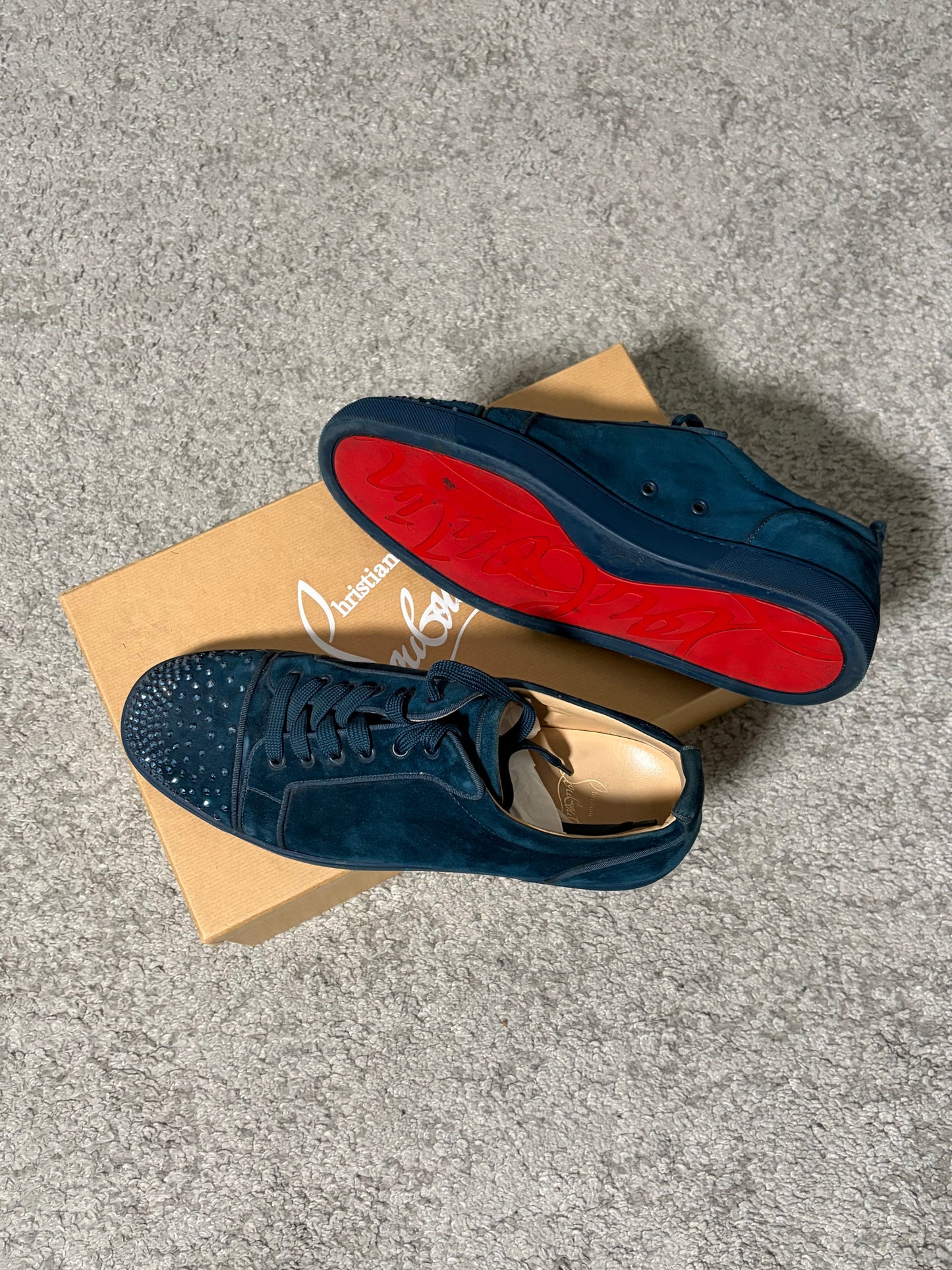 CHRISTIAN LOUBOUTIN CRYSTAL 45.5